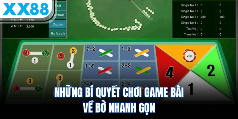 Fantan XX88 - Cập Nhật Luật Chơi Và 3 Lưu Ý Vàng Từ Cao Thủ 3 Những bí quyết chơi game bài về bờ nhanh gọn